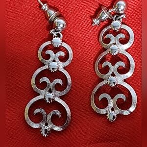 Vintage Monet Dangle Earrings